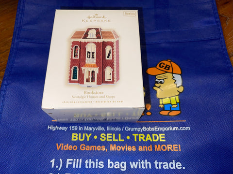 Bookstore #24 (2007) (Nostalgic House and Shops) (Series Edition) Don Palmiter (Hallmark Keepsake) Pre-Owned: Ornament and Box