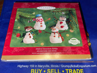 Mitford Snowman Jubilee (2001) (Set of 4) (Hallmark Keepsake) Pre-Owned: Ornament and Box*