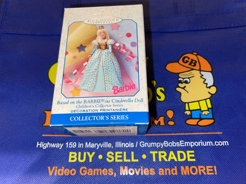 Based on the Barbie as Cinderella Doll #3 (1999) Childeren's Collector Series (Anita Marra Rogers) (Hallmark Keepsake) Pre-Owned: Ornament and Box