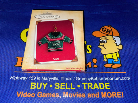 Son (Christmas Sweater) (2004) (Hallmark Keepsake) Pre-Owned: Ornament and Box