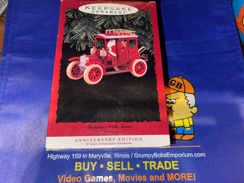 Shopping with Santa - Here Comes Santa (1993) (20 Years Anniversary Edition) (Hallmark Keepsake) Pre-Owned: Ornament and Box