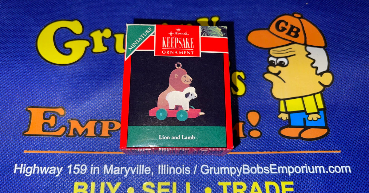Lion and Lamb (1990) Wood (Miniature) (Hallmark Keepsake) Pre-Owned: O ...