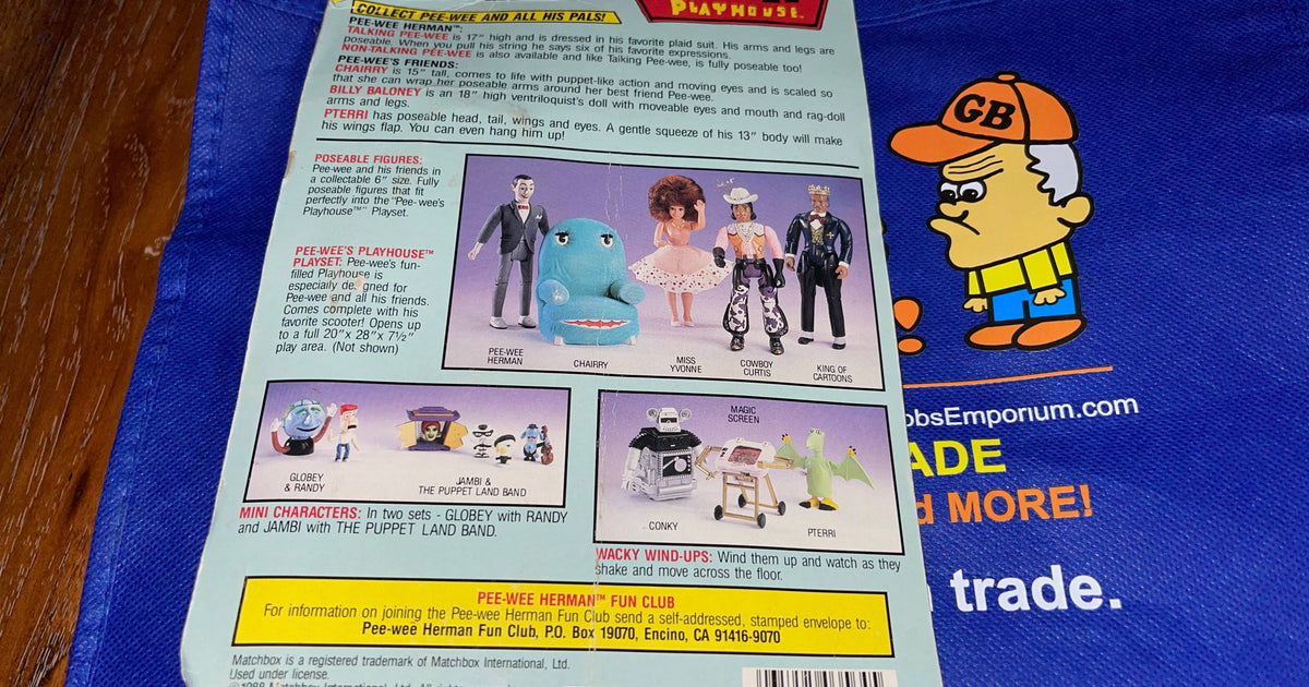 Pee-Wee's Playhouse: King of Cartoons (Poseable) (Matchbox) New in Box ...