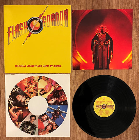 Queen: "Flash Gordon, Original Soundtrack Music by Queen" / SE-518 SP Stereo / 1980 Elektra/Asylum Records / USA / (See Notes) (Vinyl) Pre-Owned