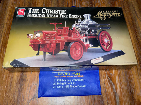The 1911 Christie: American Fire Engine (A Classic Masterpiece) 1/12 Scale Model Kit (AMT) 1992 (Ertl) NEW (INSTORE PICK-UP ONLY)