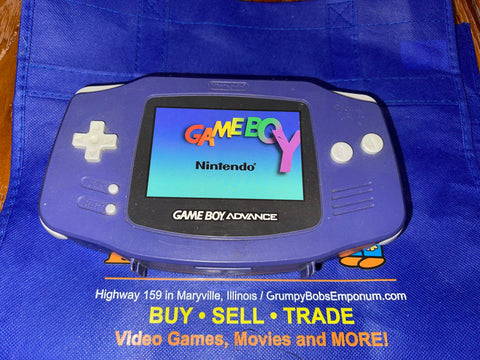 Nintendo Game Boy Advance Indigo Game Console