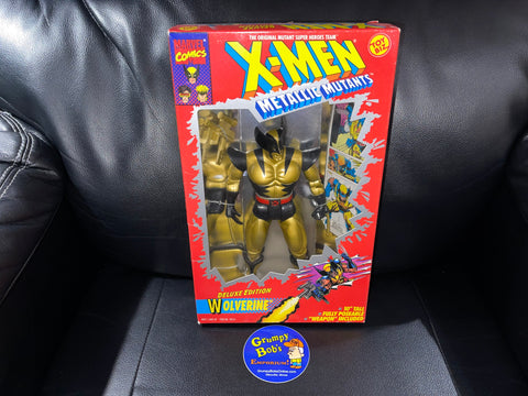 X-Men Metallic Mutants: Wolverine - 10" Deluxe Edition (49741) (Marvel Comics) (Toy Biz) (Action Figure) Pre-Owned in Box
