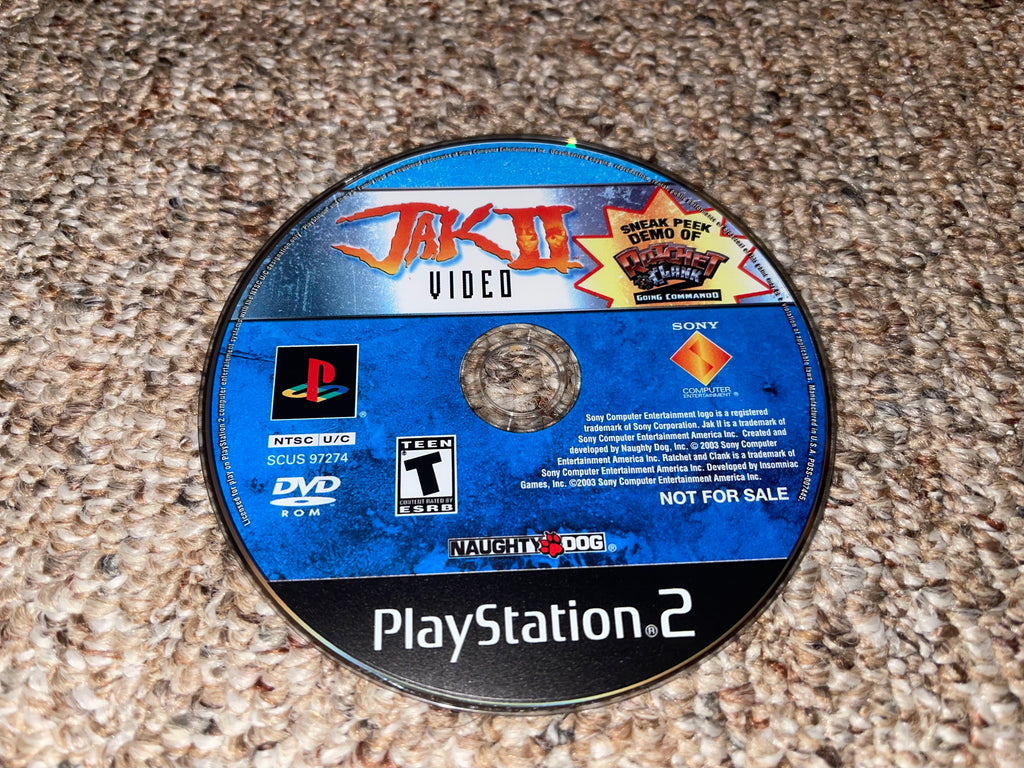 Sony Playstation 2 PS2 - Ratchet & Clank - Black Label USED no manual