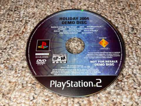 Holiday 2004 Demo Disc (Playstation 2) Pre-Owned: Disc Only