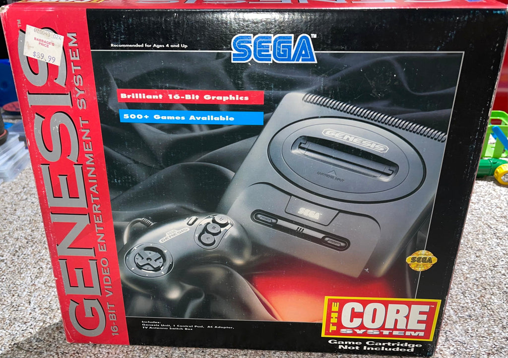 Genesis System Box Reproduction Sega Genesis Console Box