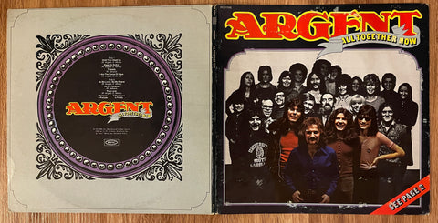 Argent "All Together Now" 1972 Epic / CBS Records / USA / (KE 31556 Gatefold w/Attached Booklet) (Vinyl) Pre-Owned