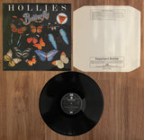 The Hollies "Butterfly" / PCS 7177 Stereo / Reissue of PCS 7039 / 1978 EMI Parlophone / UK / Label has black background and white text with EMI boxed logo. Rear cover states "EMI Records Ltd." and "also available on cassette"/Jem Imports (Vinyl) Pre-Owned