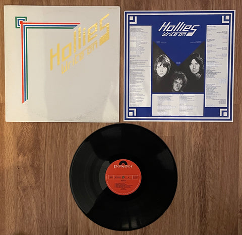 The Hollies "Write On" /  MP 2539 Stereo / 1976(?) Polydor Records / JAPAN / (Vinyl) Pre-Owned (Includes Lyrics Insert) [*See Note]
