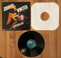 Johnny Winter "Johnny Winter Captured Live! / PZ33944 Stereo / 1976 Blue Sky / CBS Records, Inc. / USA (Vinyl) Pre-Owned / [Tear on back cover from previous sticker being removed]