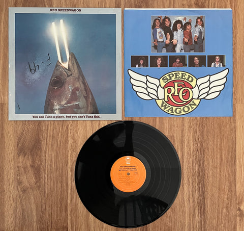 R.E.O. Speedwagon: "You Can Tune A Piano, But You Can't Tuna Fish" / JE 35082 Stereo / 1978 Epic Records / CBS, Inc. / USA /  (Front Cover Marked: "Demonstration Not For Sale 4262") (Note: Cover Condition remarks below) (Vinyl) Pre-Owned