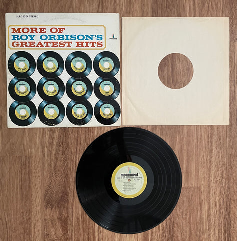 Roy Orbison: "More of Roy Orbison's Greatest Hits" / SLP 18024 Stereo / 1964 Monument Record Corp / (Vinyl) Pre-Owned