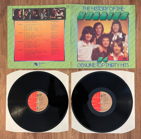 The Hollies: "The History of the Hollies - 24 Genuine Top Thirty Hits" EMSP 650 Mono/Stereo / OC 154 52301-2 / 1975 Hollies Recording Co. Ltd / EMI Records Ltd. / UK / (2 LP Vinyl Set / Gatefold) Pre-Owned