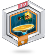 Jack-O-Lantern's Glider (Disney Infinity 2.0) Pre-Owned: Power Disc Only
