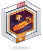 Jim Hawkins' Solar Board (Disney Infinity 2.0) Pre-Owned: Power Disc Only