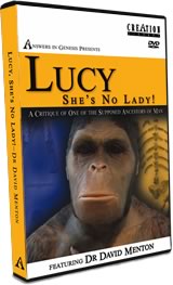 Lucy: She's No Lady! - Dr. David Menton (DVD) NEW