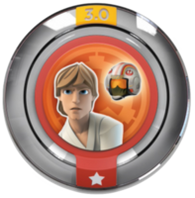 Luke's Rebel Alliance Flight Suit Costume (Disney Infinity 3.0) Pre-Owned: Power Disc Only