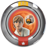 Luke's Rebel Alliance Flight Suit Costume (Disney Infinity 3.0) Pre-Owned: Power Disc Only