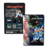 Metal Storm - Collector's Edition (Retro-bit Galactic Blue Edition ) (Nintendo) Pre-Owned: Game, Manual, Poster, Sleeve, Game Box, Pin, Figure, Art Prints, Collector's Box, and Certificate of Authenticity