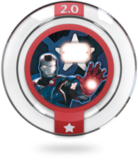 Marvel Team-Up: Iron Patriot (Disney Infinity 2.0) Pre-Owned: Power Disc Only