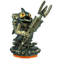 SPECIAL EDITION METALLIC GREEN GILL GRUNT (Variant) Water (Skylanders Giants) Pre-Owned: Figure Only