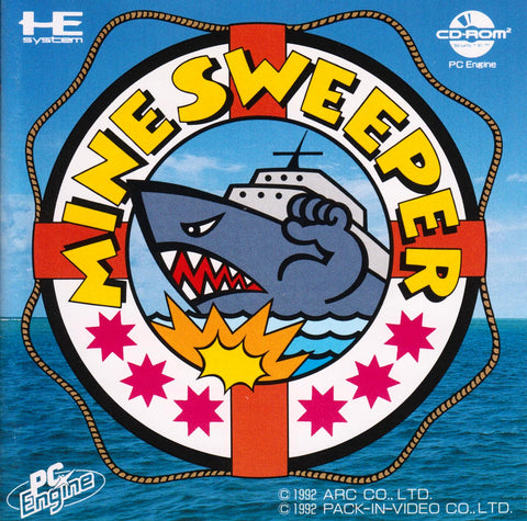 Minesweeper (PC Engine CD-Rom 2 System - Import) Pre-Owned: Game, Manual, and Case