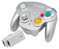 Official Wireless Wavebird Controller w/ Receiver - Platinum / Silver (GameCube) Pre-Owned