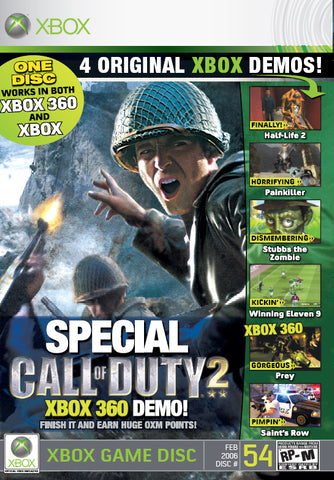Official Xbox Magazine Demo Disc: February 2006 #54 (Xbox / Xbox 360) Pre-Owned