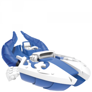 POWER BLUE SPLATTER SPLASHER (Variant / Vehicle) Magic (Skylanders SuperChargers) Pre-Owned: Figure Only