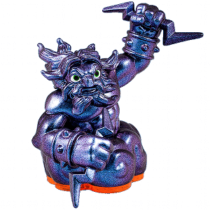 METALLIC PURPLE LIGHTNING ROD (Variant) Air (Skylanders Giants) Pre-Owned: Figure Only