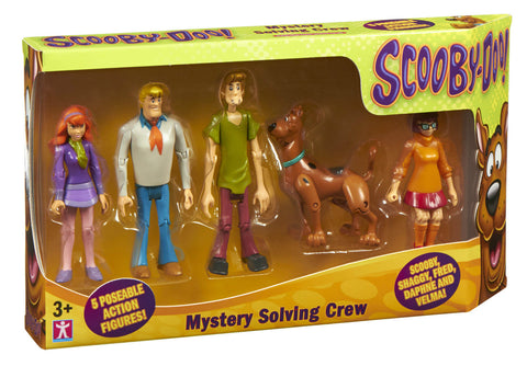 Scooby-Doo:  Mystery Solving Crew - Posable 5 Figure Set (Action Figures) NEW