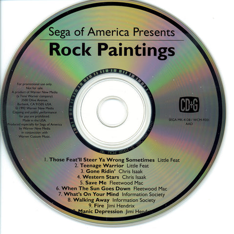Sega of America Presents Rock Paintings (Sega CD) Pre-Owned: Disc Only