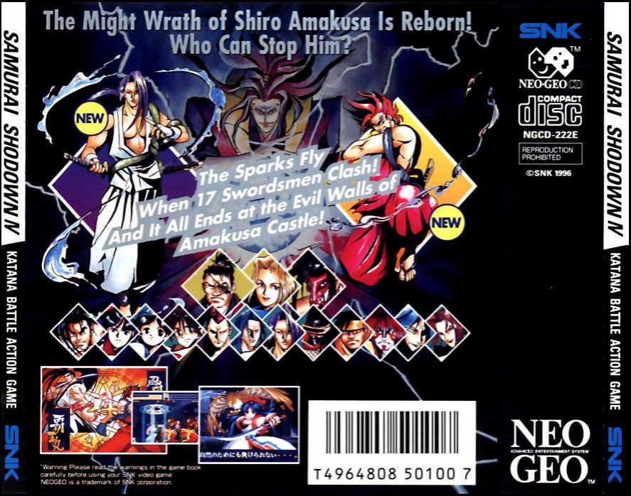 Samurai Shodown IV: Amakusa's Revenge (Neo Geo CD - English