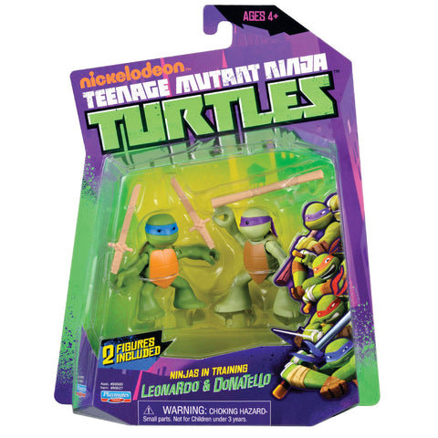 Teenage Mutant Ninja Turtles: Leonardo & Donatello - Ninjas in Training (Nickelodeon) (2013 Playmates) (Action Figure) New