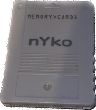 Memory Card: Nyko - Item #80010 (Sony Playstation 1) Pre-Owned