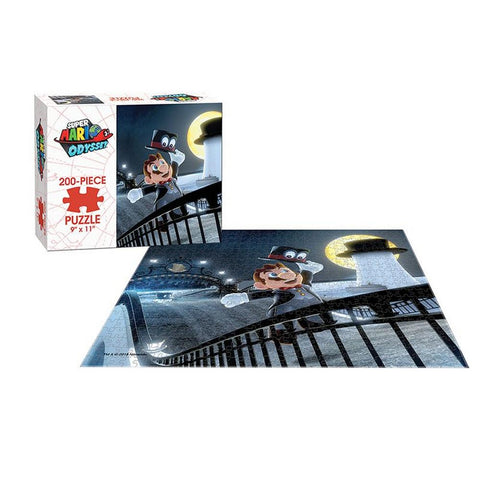 Super Mario Odyssey Puzzle "Cap Kingdom" 200 Piece - 9" x 11" (Nintendo / USAopoly) NEW