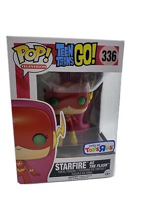 POP! Television #336: Teen Titans Go! - Starfire as The Flash (Toys R Us Exclusive) (Funko POP!) Figure and Box w/ Protector