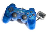 Official SONY Dualshock Analog Wired Controller - Blue (Playstation 1 Accessory) Pre-Owned