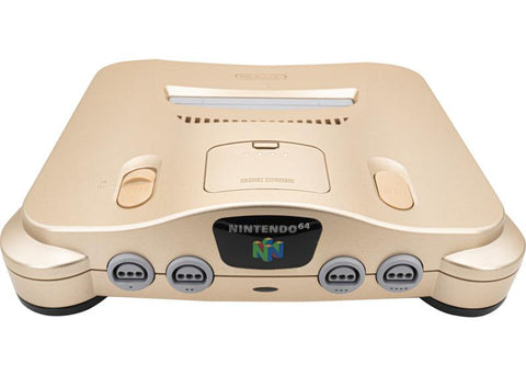 Toy's R Us Exclusive Gold System w/ Official Grey Controller (Nintendo 64) Pre-Owned