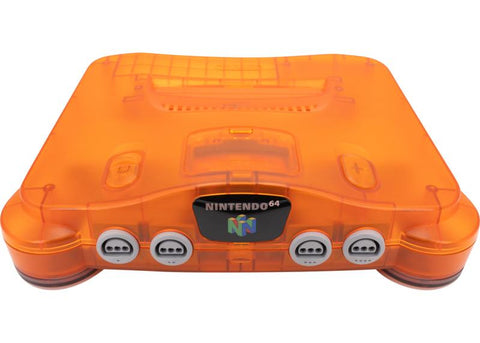 Funtastic Fire Orange System w/ Official Grey Controller (Nintendo 64) Pre-Owned