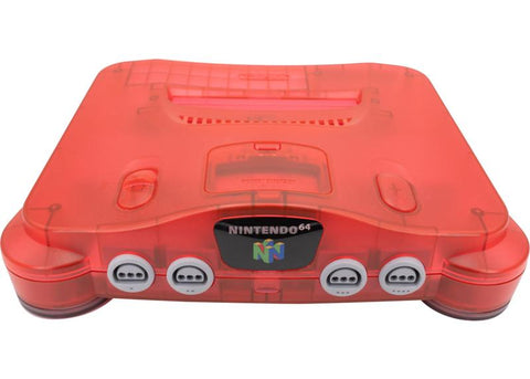 Funtastic Watermelon Red System w/ Official Grey Controller (Nintendo 64) Pre-Owned