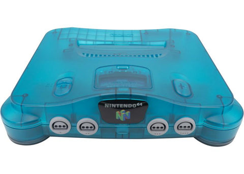 BROKEN: System ONLY - Funtastic Ice Blue (Nintendo 64) Pre-Owned (As Is/Broken/For Parts)