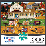 Charles Wysocki "Storin Up" 1000 Piece Jigsaw Puzzle - Pre-Owned