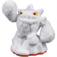 WHITE FLOCKED ERUPTOR (Variant) Fire (Skylanders Giants) Pre-Owned: Figure Only