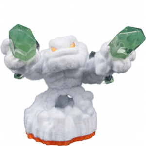 WHITE FLOCKED LIGHTCORE PRISM BREAK (Variant) Earth (Skylanders Giants) Pre-Owned: Figure Only