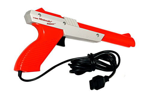 Official Original Nintendo ZAPPER LIGHT GUN Controller - Orange (Nintendo Accessory) Pre-Owned